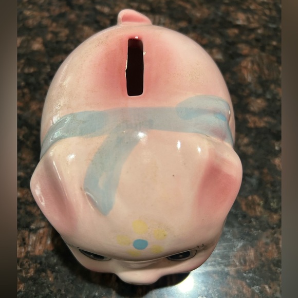 GUC Vintage Antique Ceramic Piggy Bank - Picture 2 of 6